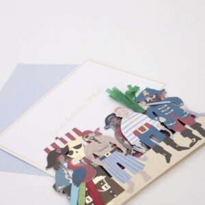 Ziehharmonika-Glückwunschkarte "Piraten" von Meri Meri – Bild 2