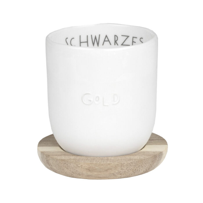 Kleiner Becher "Schwarzes Gold" – Bild 1