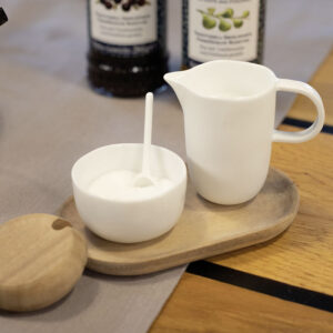 Kännchen und kleine Dose "Milch & Zucker"