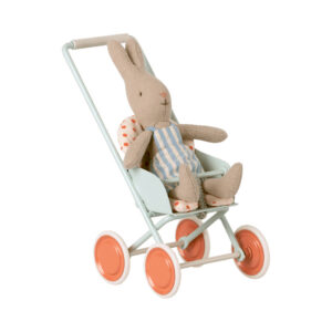 Mikro-Kinderwagen von Maileg (himmelblau)
