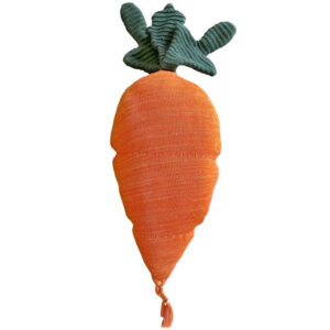 Gestricktes Kissen "Cathy, die Karotte" – Bild 5