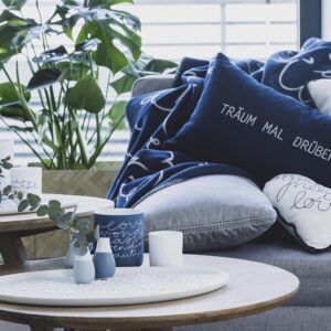 Mini-Pastellvasen, blau (4er-Set) – Bild 2