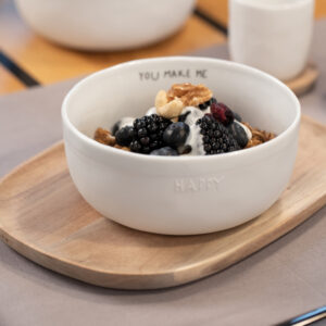 Schale "You make me happy"