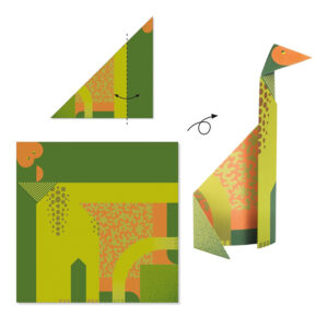 Origami-Set "Dinosaurier" – Bild 3