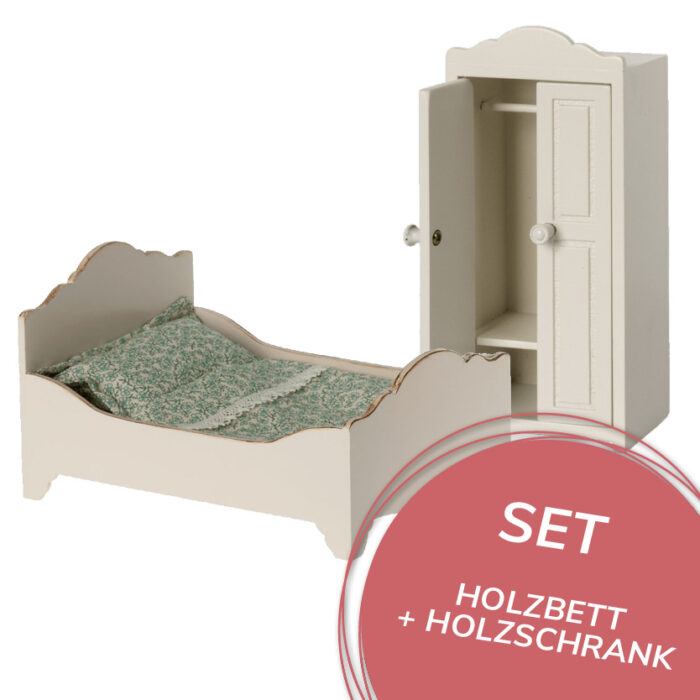 Set "Schlafzimmer" für das Puppenhaus von Maileg – Bild 1