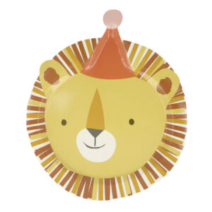 Gestanzte Figuren-Pappteller "Tier-Parade" von Meri Meri – Bild 4