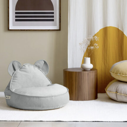 Bären-Sitzsack mit Samtbezug – Ansicht 7