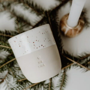 Steingut-Becher "Me Time"