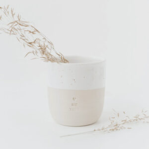 Steingut-Becher "Me Time" – Bild 3