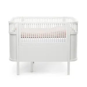 sebra Komplett-Set "Baby & Jr." – Bett & Matratze (Classic white) – Bild 2