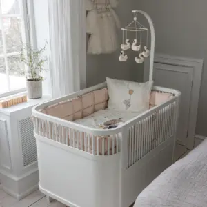 sebra Komplett-Set "Baby & Jr." – Bett & Matratze (Classic white) – Bild 4