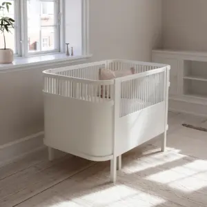 sebra Komplett-Set "Baby & Jr." – Bett & Matratze (Classic white) – Bild 7