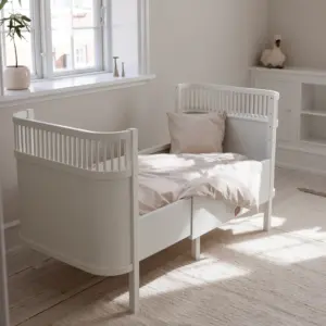 sebra Komplett-Set "Baby & Jr." – Bett & Matratze (Classic white) – Bild 8