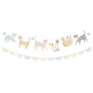 "Süße Kitten" Girlande von Meri Meri – Bild 2