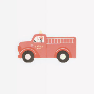 Feuerwehr-Servietten von Meri Meri – Ansicht 2