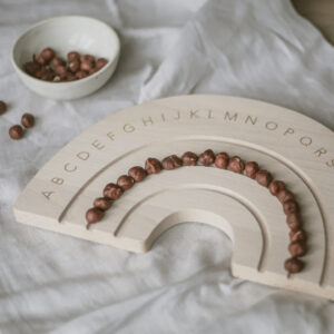 Frühstücksbrettchen Regenbogen "ABC" – Bild 6