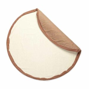 2 in 1 Toy Storage Bag "Grid Brown" – Bild 5