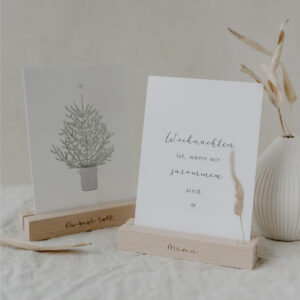 Trockenblumen- und Kartenständer "Mama"