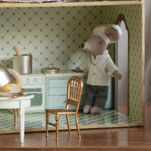 Kochmaus mit Zubehör (H 9 cm)