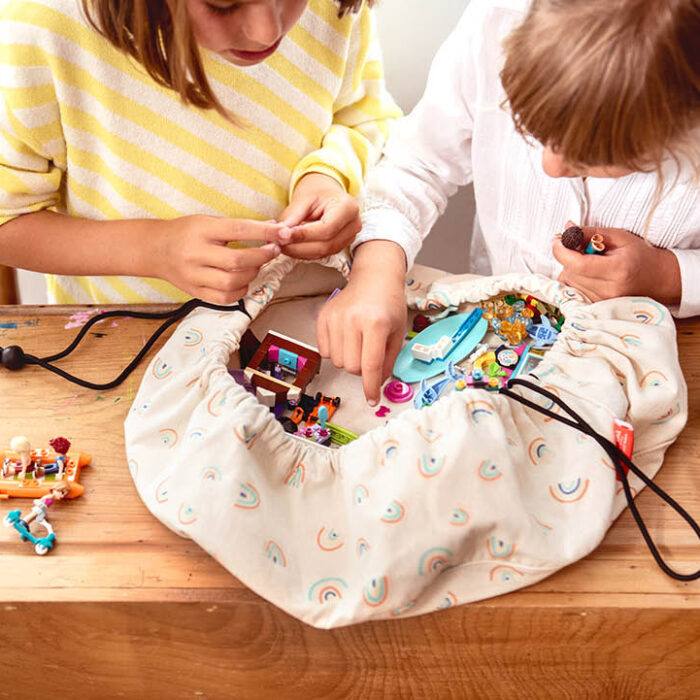Mini Toy Storage Bag "Rainbow" – Bild 1