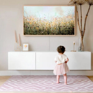 Spielmatte "Moderne Blöcke" von eeveve (altrosa) – Bild 3