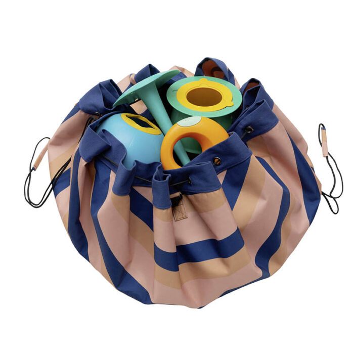 2 in 1 Outdoor Toy Storage Bag "Mokka Stripes" – Bild 13
