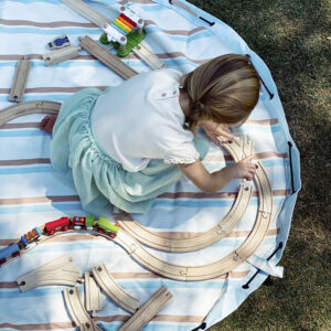 2 in 1 Outdoor Toy Storage Bag "Stripes"