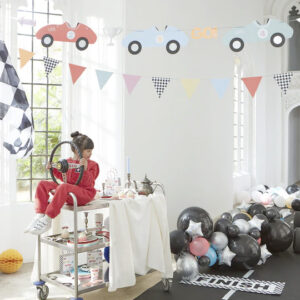 Rennauto-Girlande von Meri Meri