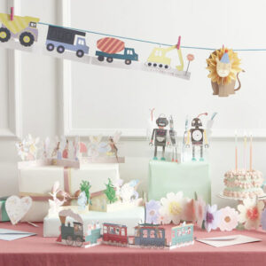 Ziehharmonika-Glückwunschkarte "Zug" von Meri Meri – Bild 4