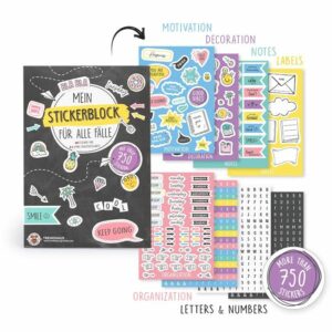 Cooler Stickerblock mit über 750 Stickern – Bild 2