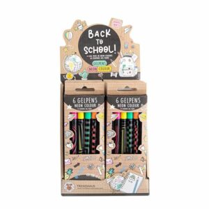 Gelpens in neonfarben (6er-Set) – Bild 2