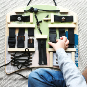 Motorik-Brett "Verschlüsse und Befestigung"