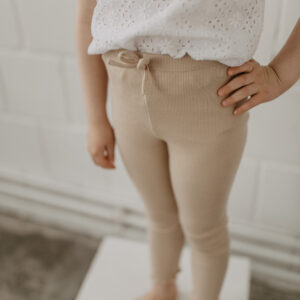 Leggings "tan" mit Schleife