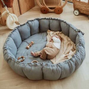 3 in 1 Spielmatte "Bloom" (Dusty Blue) – Bild 9