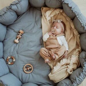 3 in 1 Spielmatte "Bloom" (Dusty Blue) – Bild 5