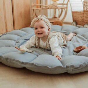 3 in 1 Spielmatte "Bloom" (Dusty Blue) – Bild 6