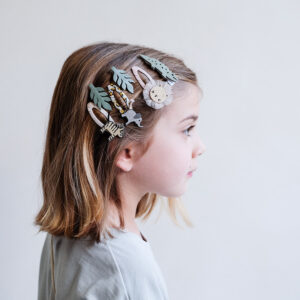 Zebra Haarklammern-Set – Bild 2