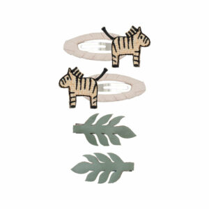 Zebra Haarklammern-Set – Bild 4