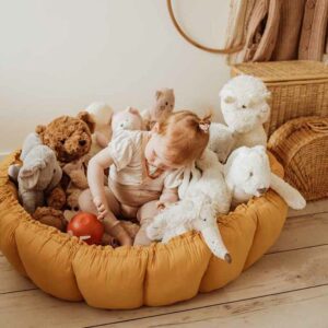 3 in 1 Spielmatte "Bloom" (Mustard) – Bild 4