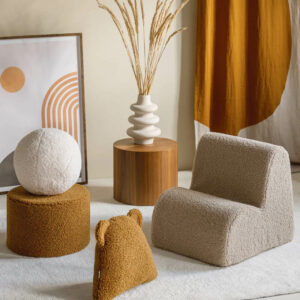 Cloud Chair aus Plüsch-Teddy-Stoff – Bild 5