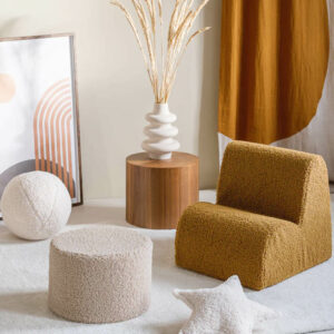 Cloud Chair aus Plüsch-Teddy-Stoff – Bild 3
