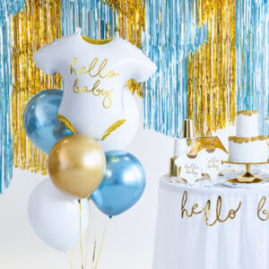 Party-Vorhang (metallisch blau) – Bild 4