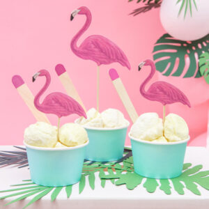 Kuchen-Topper "Flamingo"