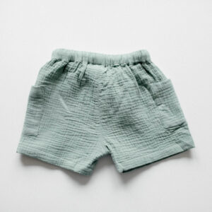 Musselinshorts (salbeigrün) – Bild 3