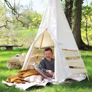 Outdoor Spielzelt Tipi (beige)