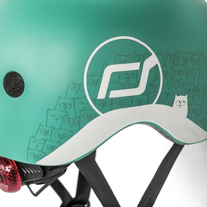 Scoot & Ride Helm XXS (reflective forest) – Bild 2