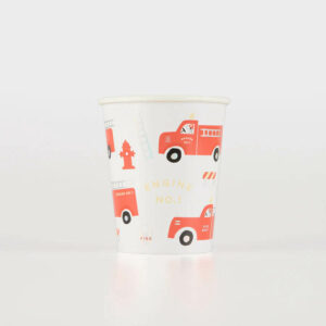 Feuerwehr-Pappbecher von Meri Meri – Bild 2