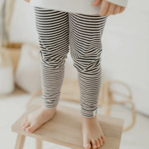 Jersey Leggings "Navy Stripes"