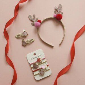 Glitzernde Weihnachtsbaum-Haarspangen "Jolly XMas" – Bild 2