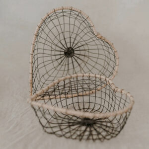 Drahtkörbe "Herz" (2er-Set) – Bild 4